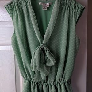 Max Studios elastic peplum top